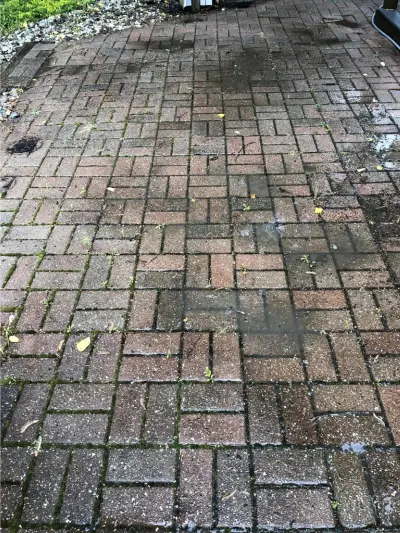 Before Brick Cleaning Image