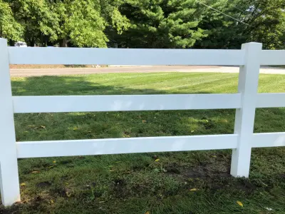 After Fence Cleaning & Staining Image